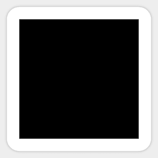 Black Square Sticker